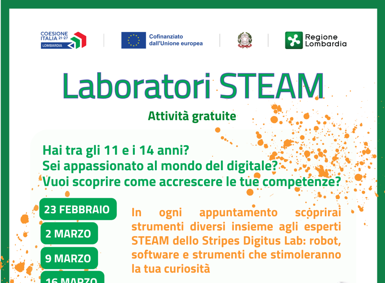 Laboratori Steam per ragazze e ragazzi