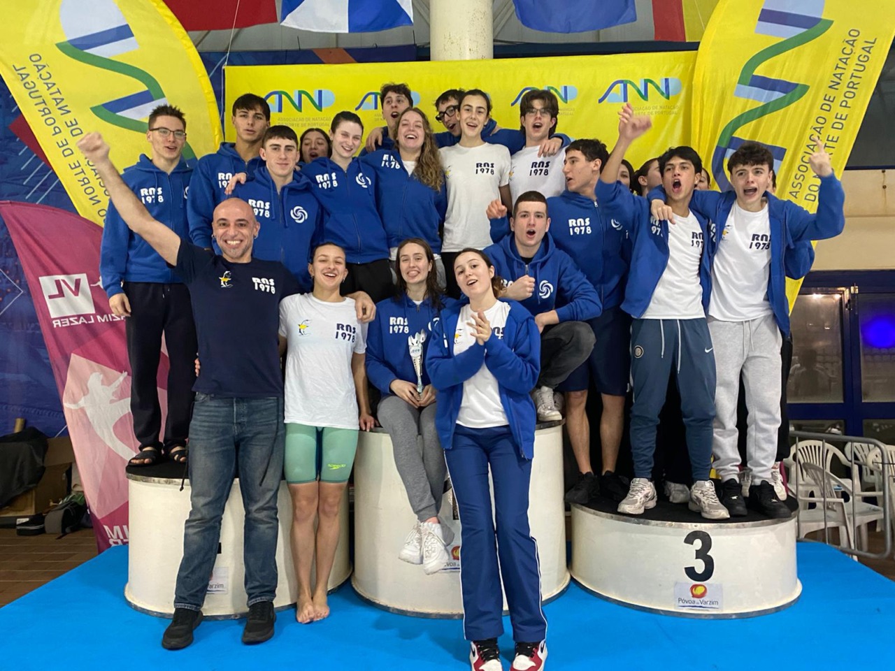 RNS di ritorno dal Portogallo con 14 medaglie