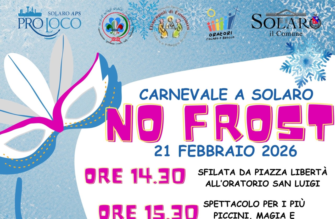 A Solaro il Carnevale è No frost