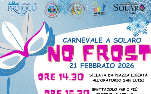 A Solaro il Carnevale è No frost