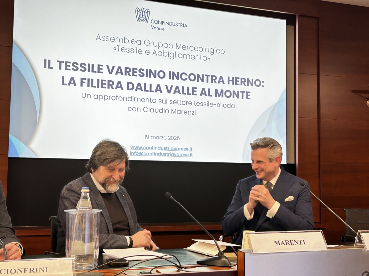 Confindustria, Tessile e moda: Giuseppe Tronconi confermato presidente