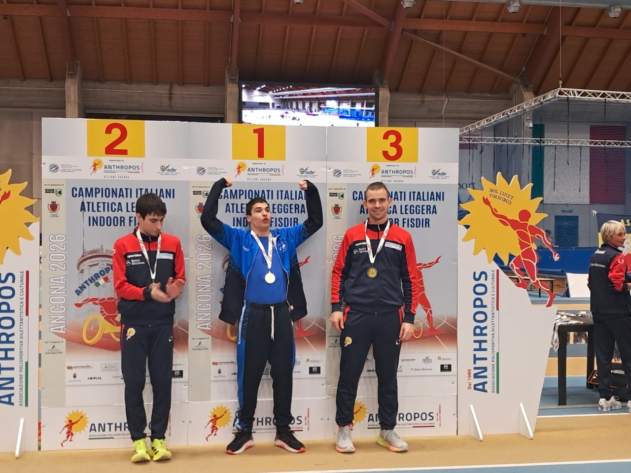 Fabio Serafini è campione italiano Fisdir sui 60 metri