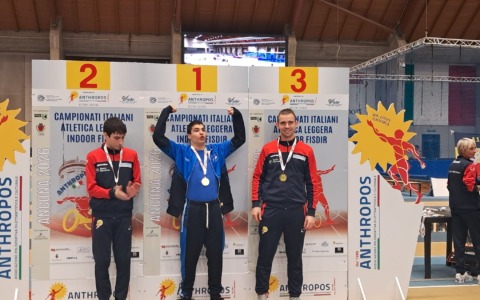 Fabio Serafini è campione italiano Fisdir sui 60 metri