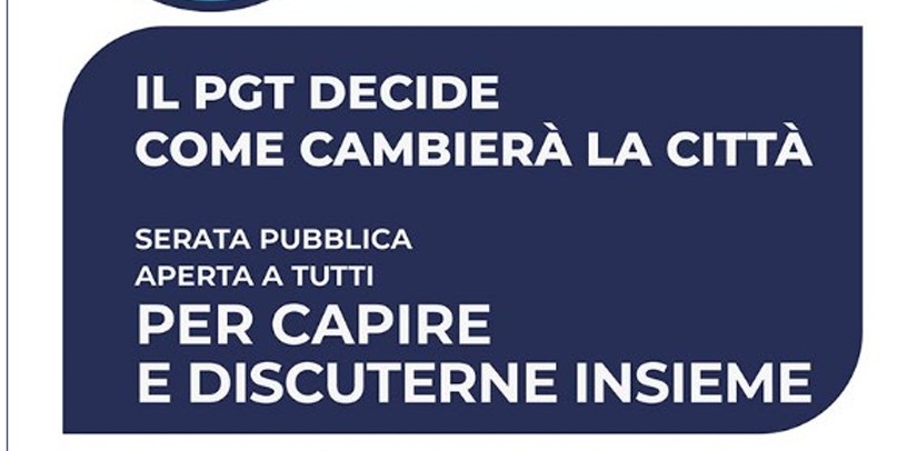 SìAmo Castellanza organizza una serata sul PGT: invito aperto alla cittadinanza