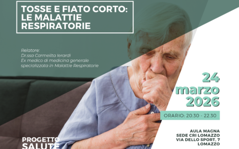 Un incontro con la Croce rossa per parlare di malattie respiratorie