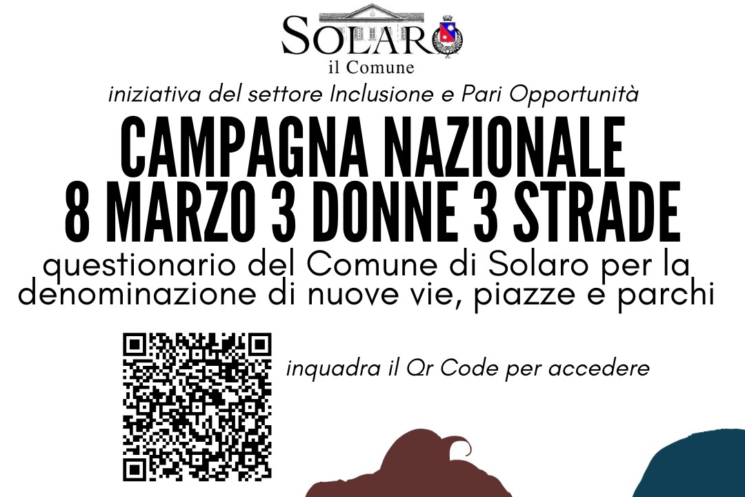 8 marzo, 3 donne, 3 strade