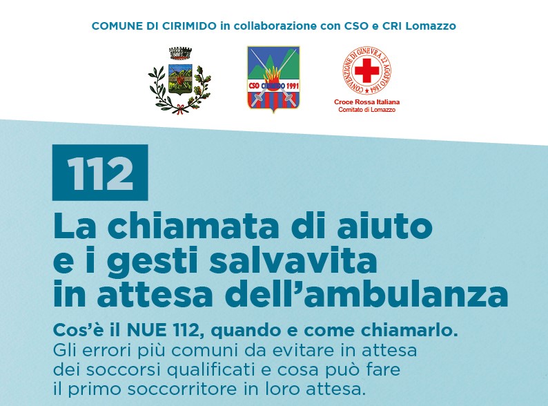 Come chiamare il 112 e cosa fare in attesa dei soccorsi