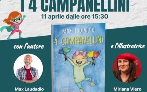 Max Laudadio a Venegono col suo libro che dà forza ai supereroi e ai bambini