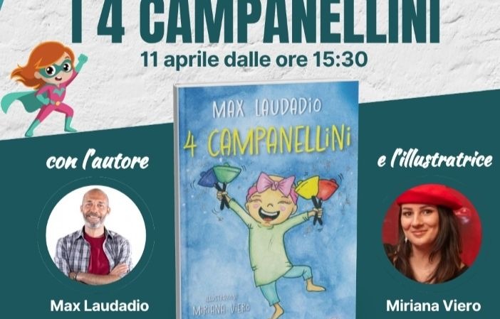 Max Laudadio a Venegono col suo libro che dà forza ai supereroi e ai bambini