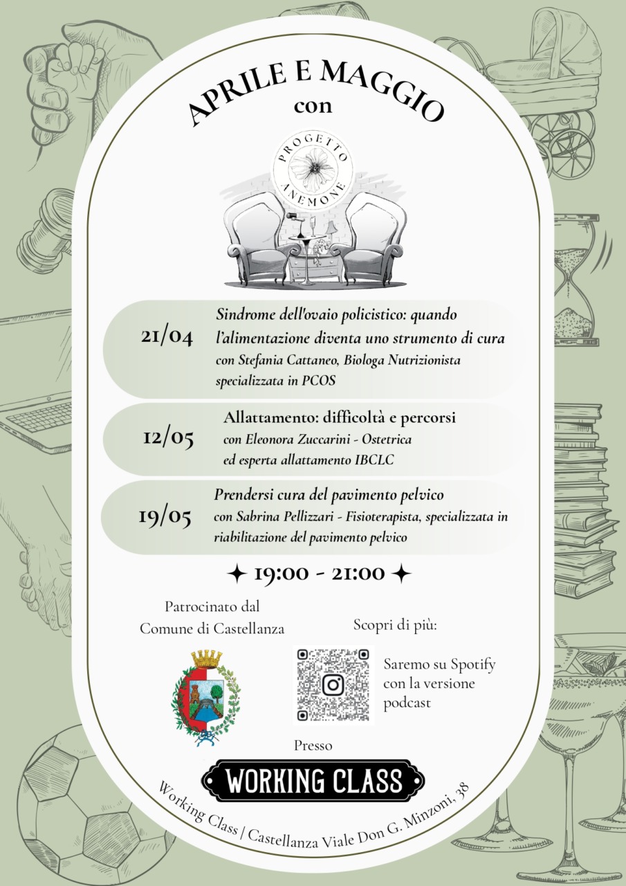 Progetto Anemone: tre nuovi appuntamenti dedicati al benessere femminile