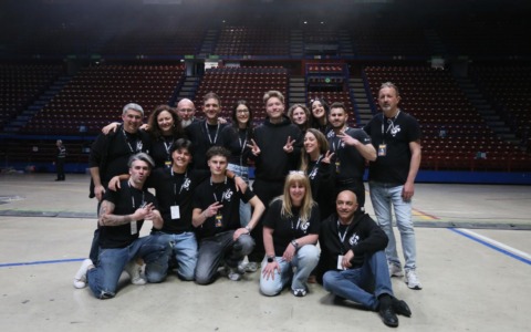 L’Academy Parade Band sul palco con Alfa