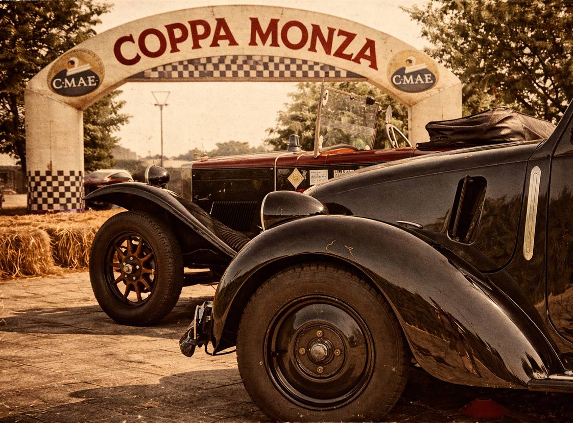 Coppa Monza tra auto storiche e solidarietà