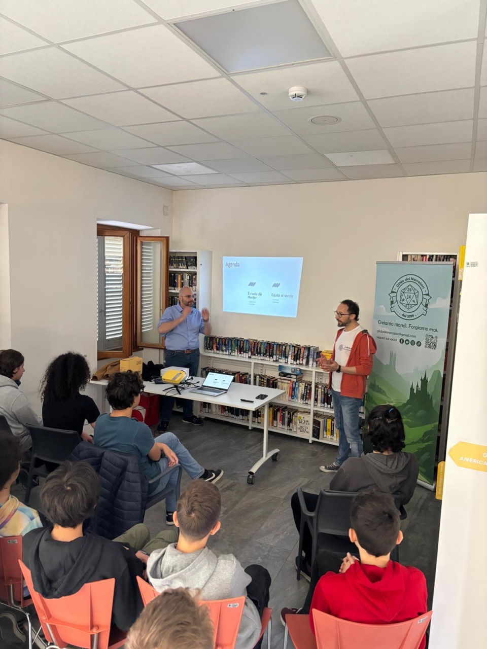 Giochi di ruolo, laboratorio in biblioteca