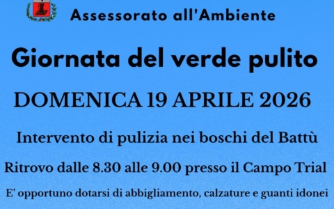 Giornata del verde pulito appuntamento domenica