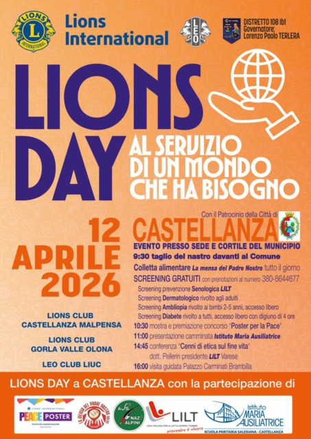 Lions Day a Castellanza: una giornata di solidarietà, prevenzione e comunità