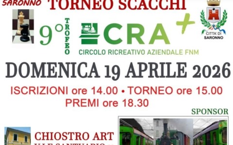 Torneo di scacchi al chiostro di viale Santuario