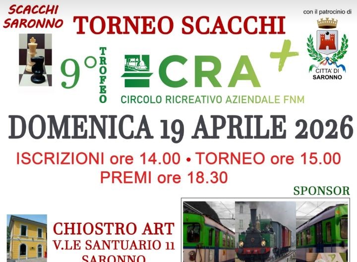 Torneo di scacchi al chiostro di viale Santuario