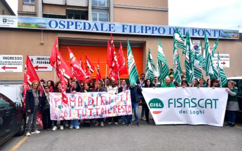 Nuovo sciopero dei lavoratori delle pulizie all’ospedale del Ponte