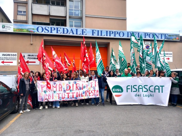 Nuovo sciopero dei lavoratori delle pulizie all’ospedale del Ponte
