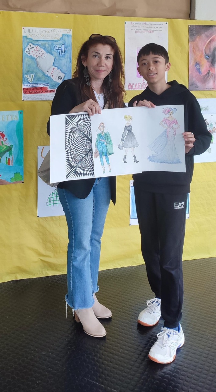 Premio artistico per un alunno di terza