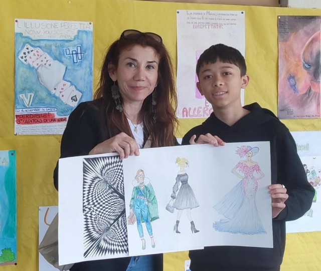 Premio artistico per un alunno di terza