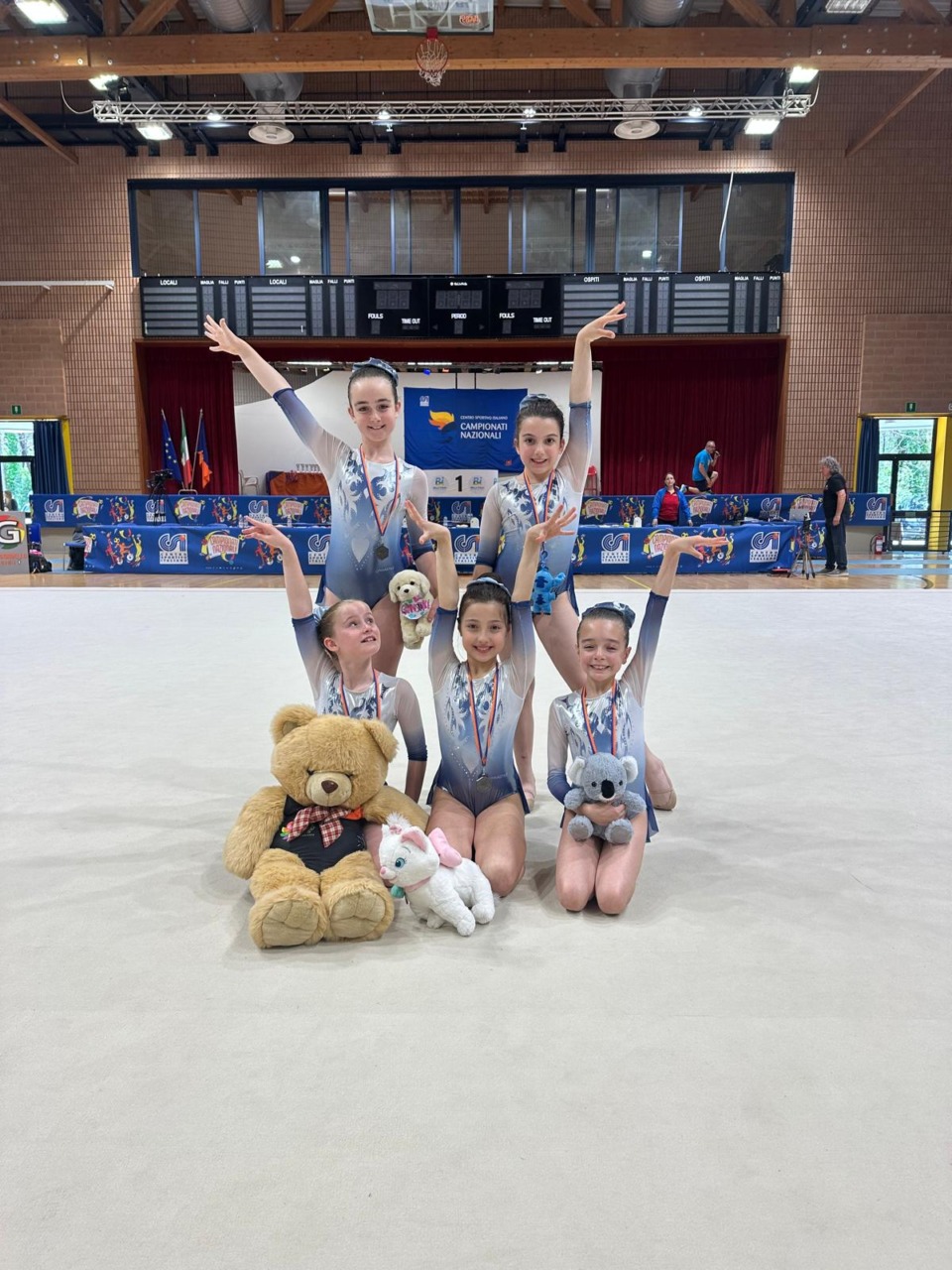 Ginnastica ritmica, le “Crisalidi” di Gymnastikè fra le migliori in Italia