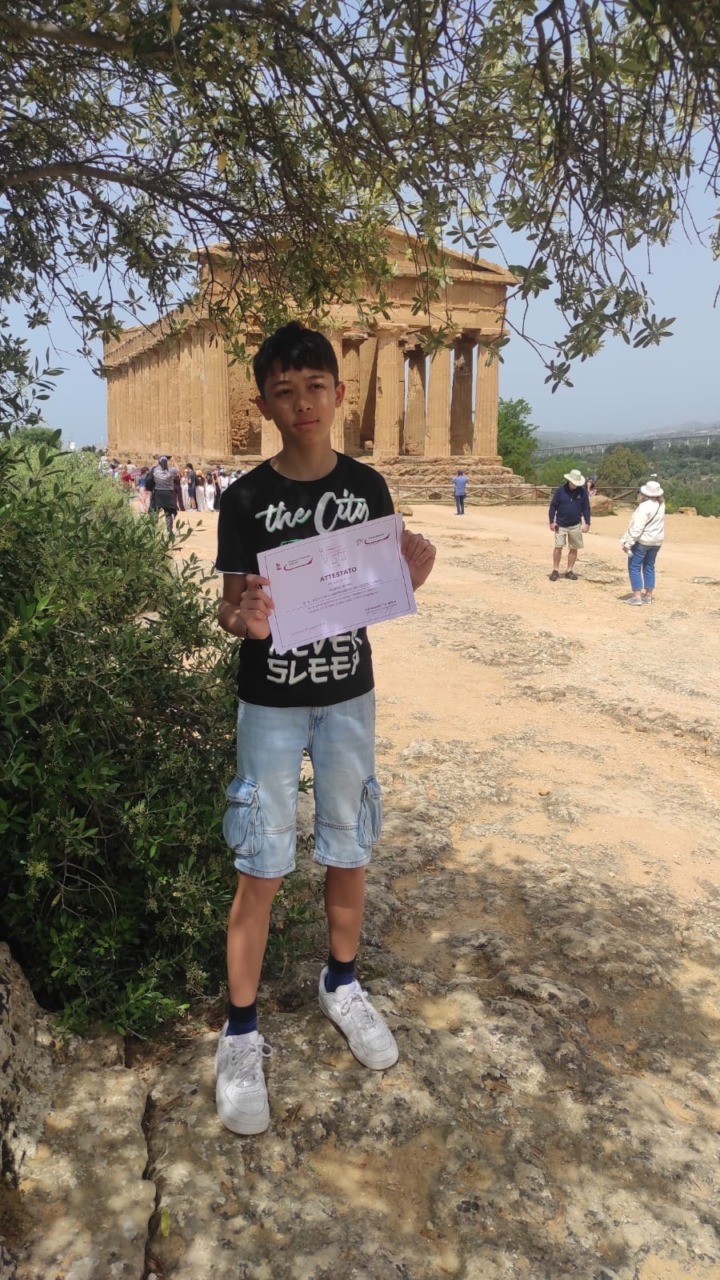 Dalle medie di Mozzate al premio ad Agrigento
