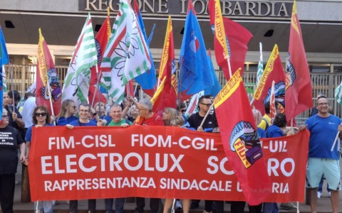 Crisi Electrolux e Bcs, lavoratori in presidio al Pirellone