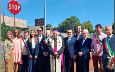 A Fagnano Olona inaugurata una via dedicata a Giannino Landoni