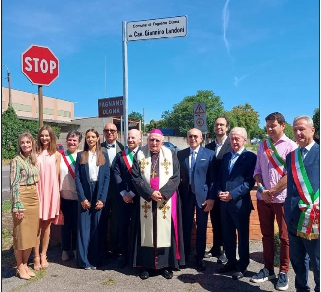 A Fagnano Olona inaugurata una via dedicata a Giannino Landoni