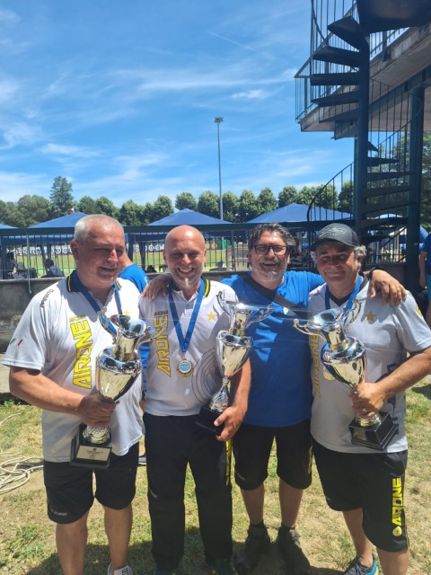 Brillano gli arcieri over 50
