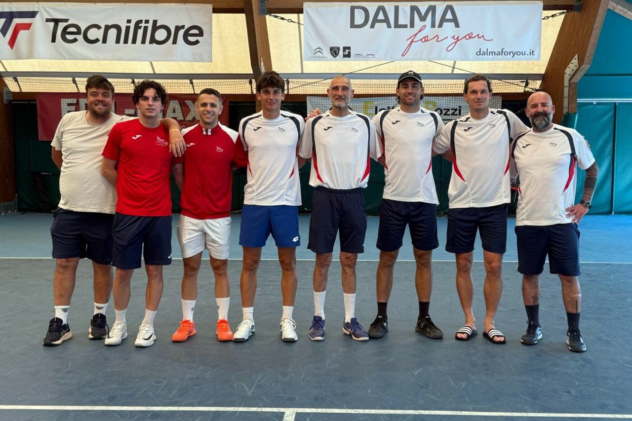 Tennis B1 maschile, salvezza centrata per il Ct Ceriano Saronno