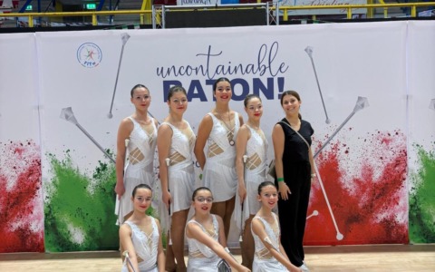 Brillano in Coppa Italia le majorettes