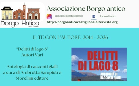 Per i “Te con l’autore”, a Castiglione Olona arrivano i “Delitti di Lago 8”