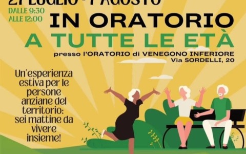L’oratorio estivo a Venegono Inferiore non ha età