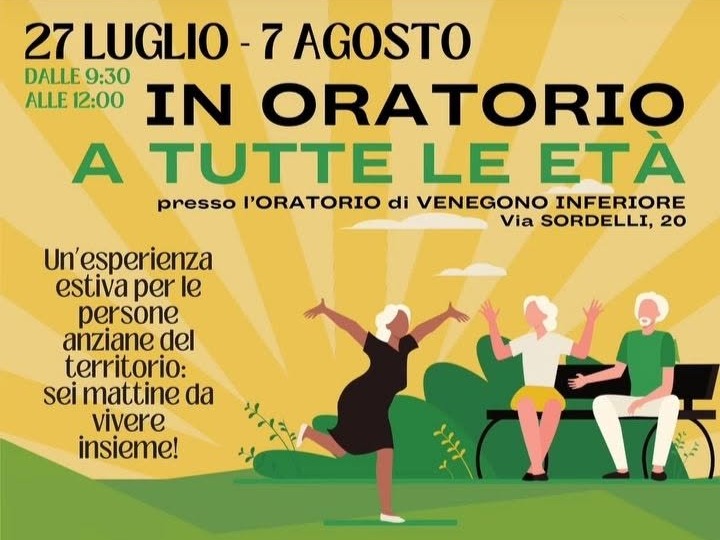L’oratorio estivo a Venegono Inferiore non ha età