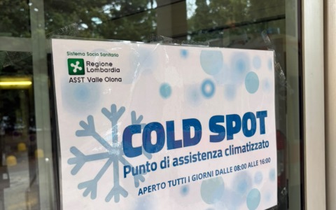 Emergenza caldo, a Somma Lombardo nasce il primo Cold Spot di ASST Valle Olona