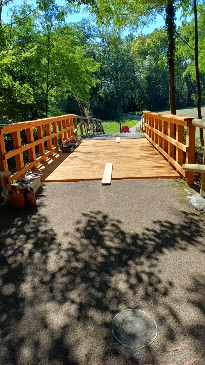 E’ pronta la nuova passerella di Galliate Lombardo sul Lago di Varese