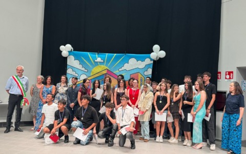 Grande festa per gli alunni di terza media