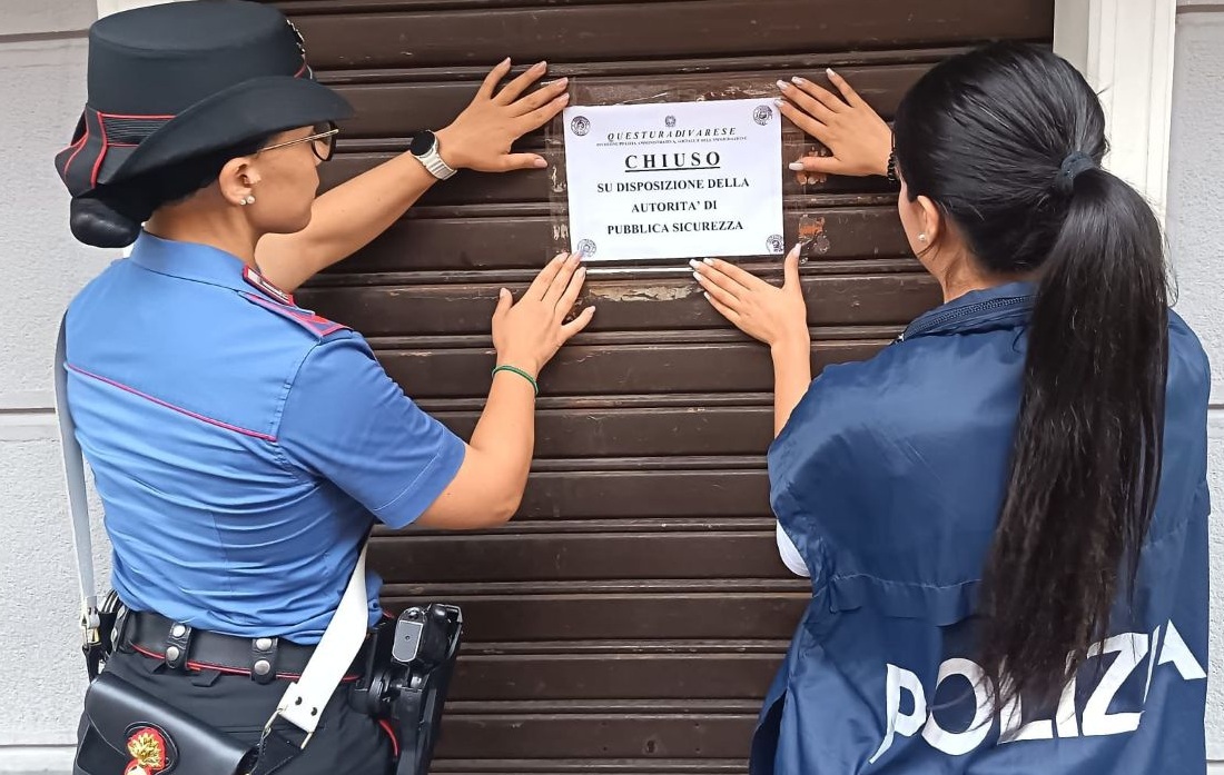 Il Questore chiude il bar per sette giorni