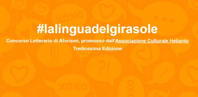 La lingua del girasole: ecco l’aforisma vincitore