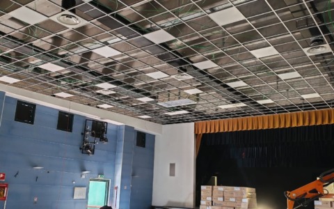 Rinasce l’auditorium dopo la grandinata