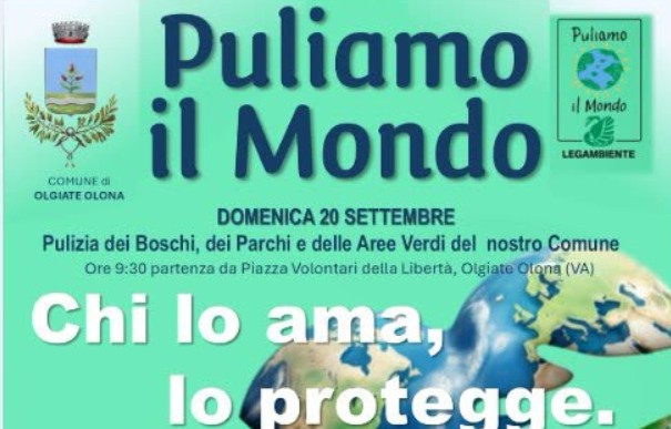 Puliamo il Mondo torna a Olgiate Olona: cittadini in campo per l’ambiente