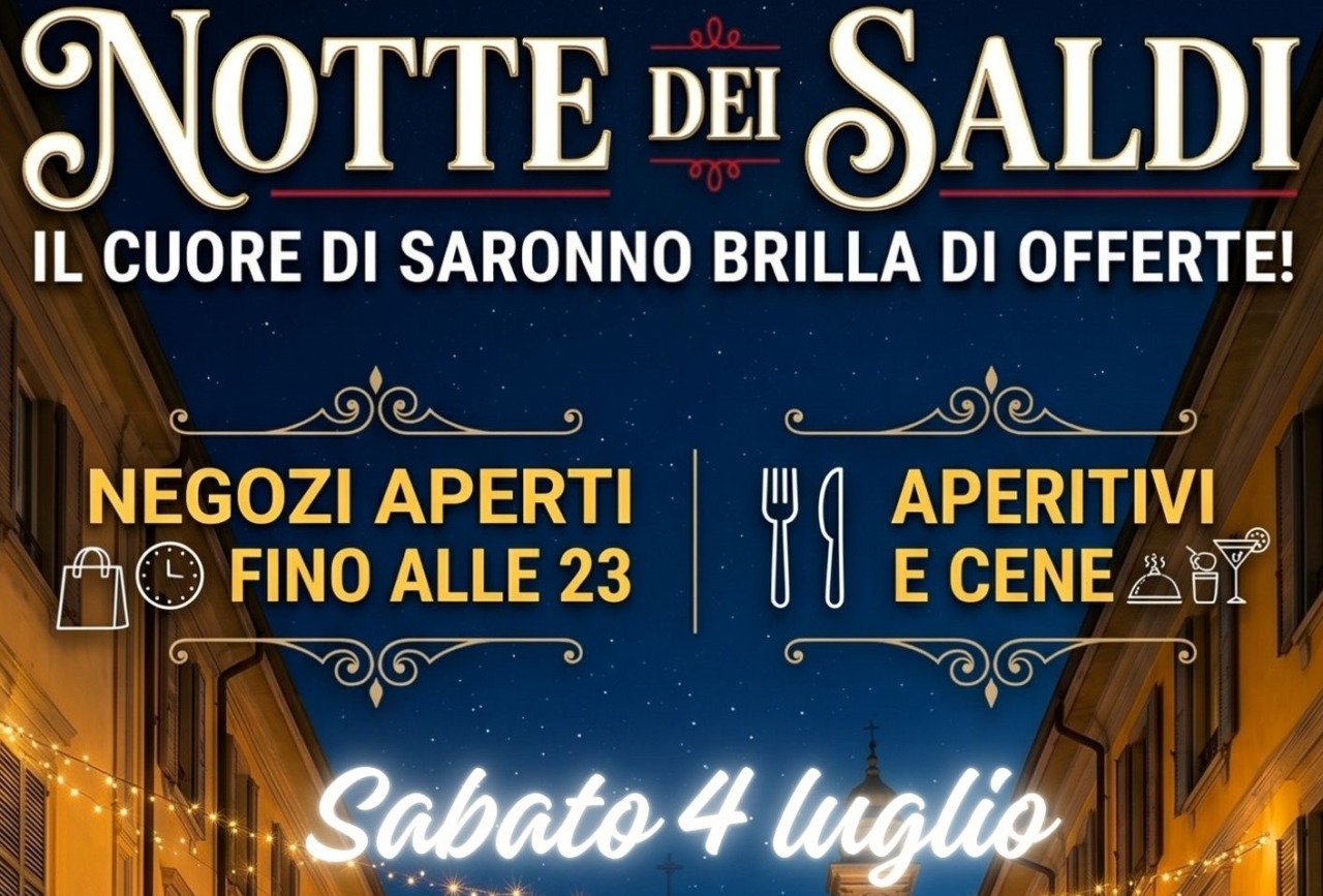 Shopping sotto le stelle per il via ai saldi