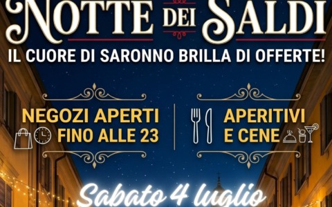 Shopping sotto le stelle per il via ai saldi