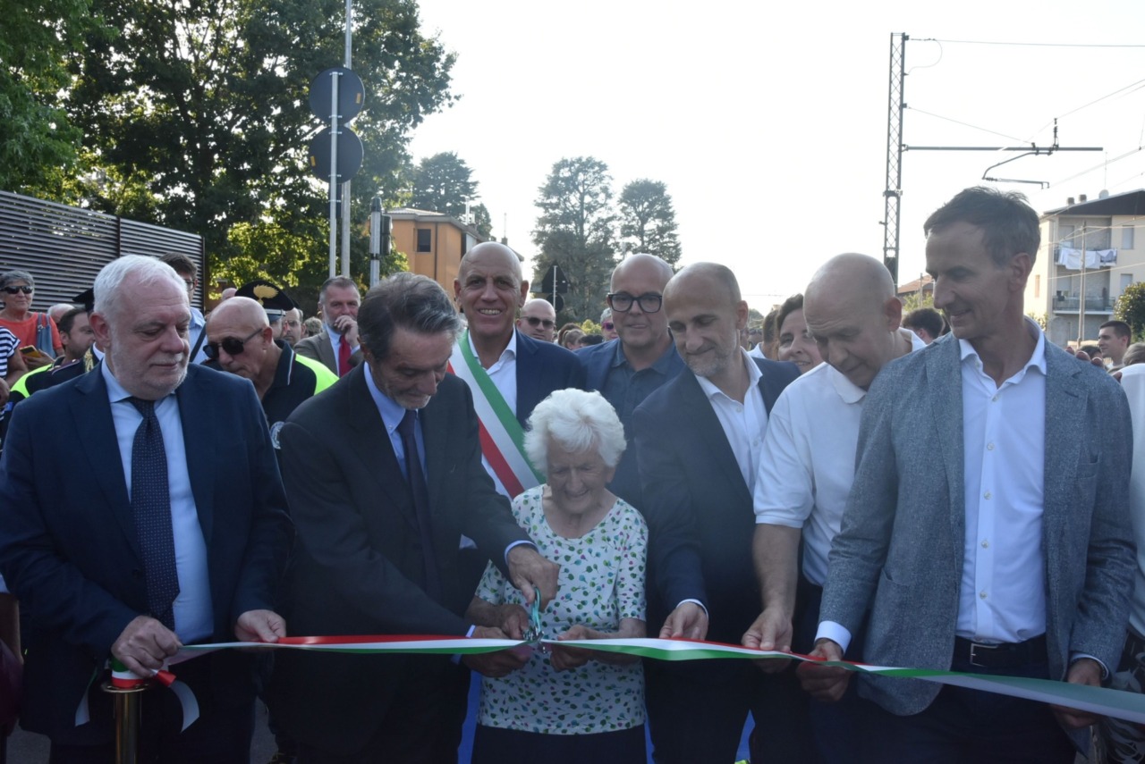 Inaugurato il nuovo sottopasso: eliminato il passaggio a livello di via Alle Valli