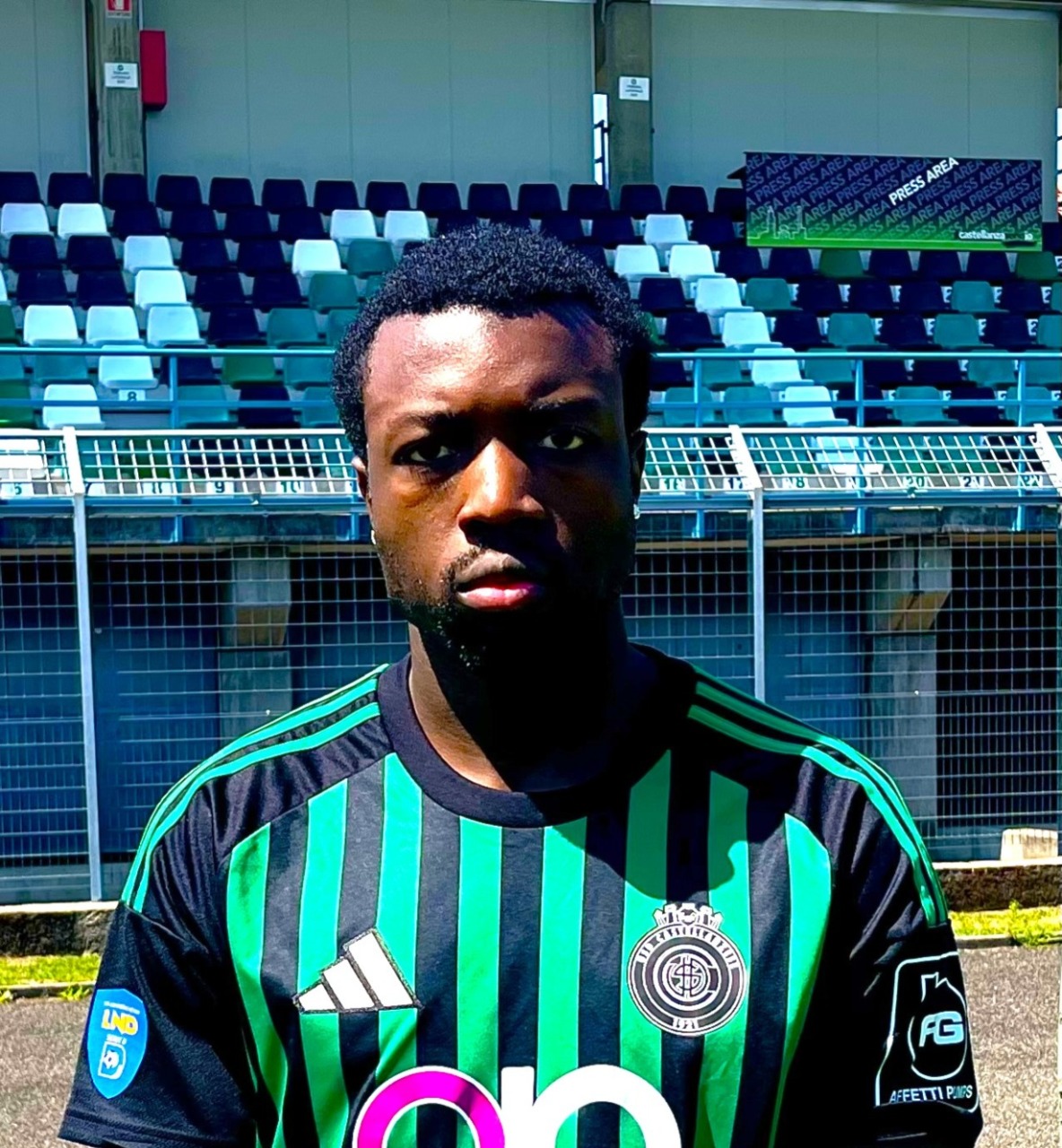 Castellanzese, fisicità e gol nel reparto avanzato: il benvenuto in neroverde a Ekwalla Dioh