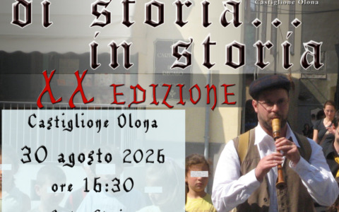 Domenica 30 agosto torna “Di storia in storia”