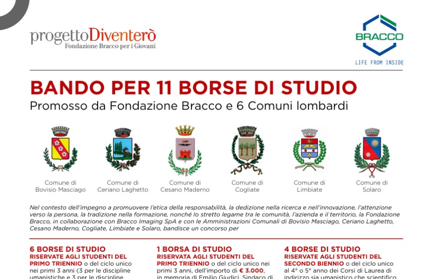 “Borse” per gli studenti meritevoli