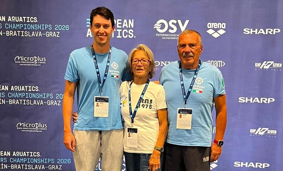 Soddisfazioni per la Rari Nantes agli European Aquatics Masters Championships